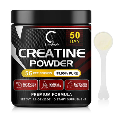 GPGP GreenPeople Creatine Monohydrate Powder Creatine Powder Muscle Recovery Muscle Builder for Men &amp; Women Workout Supplements