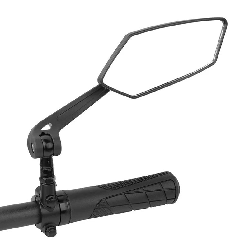 Mountain Bike Rearview Mirror Electric Bike Flat Mirror 360 Degree Adjustable Reflector Reversing Mirror Cycling Accessories