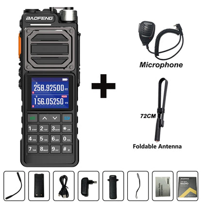 BAOFENG UV-25M Ham Radio High Powerful Tactical Walkie Talkie Full Band 10W Type-C 999CH 2 Way Radio BAOFENG NEW Upgrade UV-25