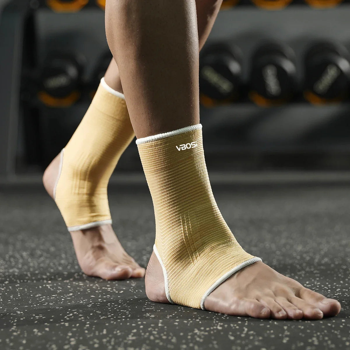 1Pair Multi-Sport Ankle Brace Knitted Breathable Compression Support for Basketball Football Gym Running Stability Protector