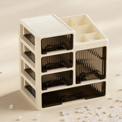 Drawer-style cosmetics storage box, high-end dressing table, lipstick, skin care products, jewelry shelf, desktop storage box