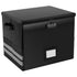 Fireproof Vinyl Record Storage Box Foldable Organizer with Lock