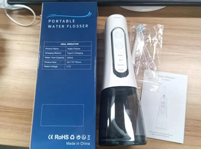 Water Flosser Electric Teeth Cleaning Water Floss Tooth Cleaner Tool Kit Portable Travel Teeth Irrigation Cleaner
