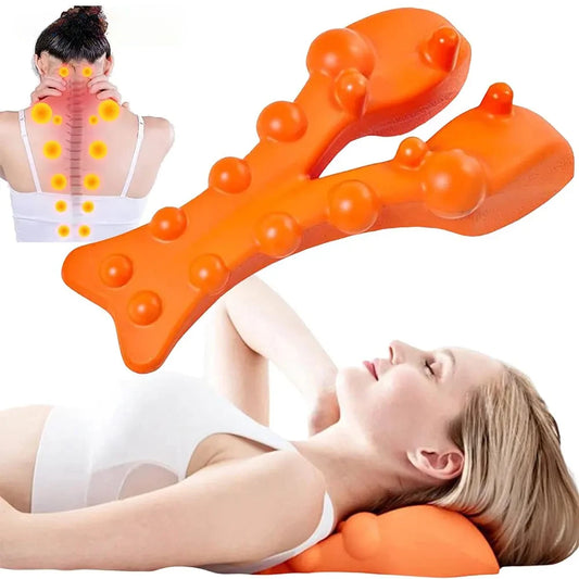 Cervical Traction Device Neck Massager for Cervical vertebra Shoulder Stretcher Trigger Point Massager Neck Acupressure Device