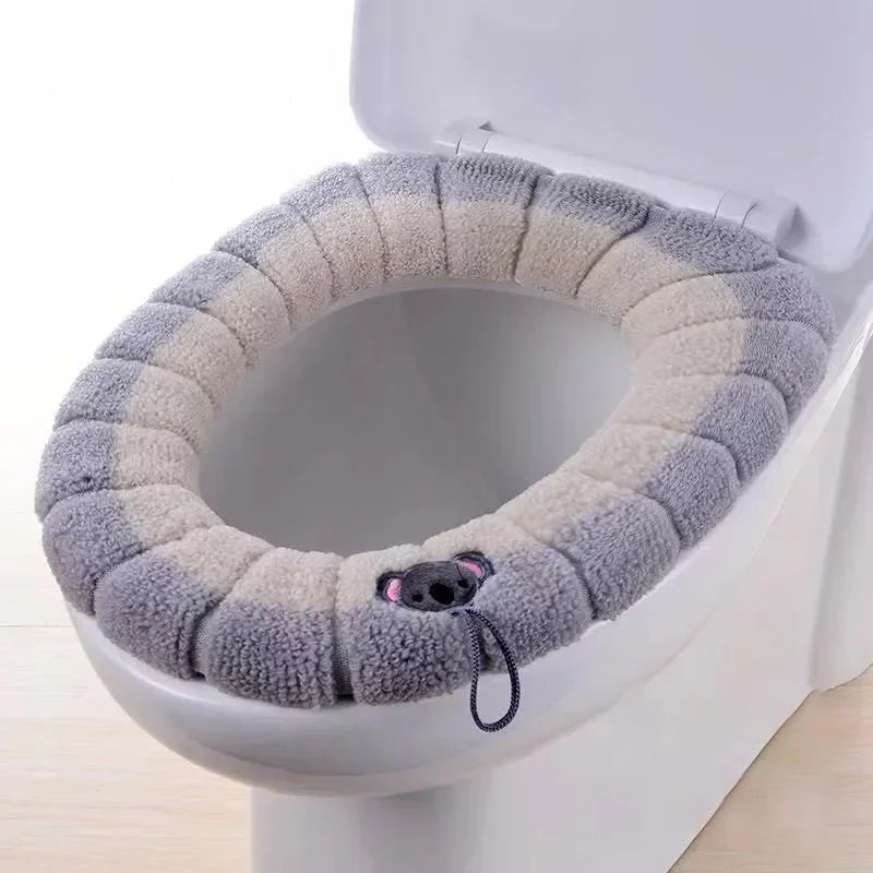 Warm Toilet Seat Cover Comfortable Thick Knitted