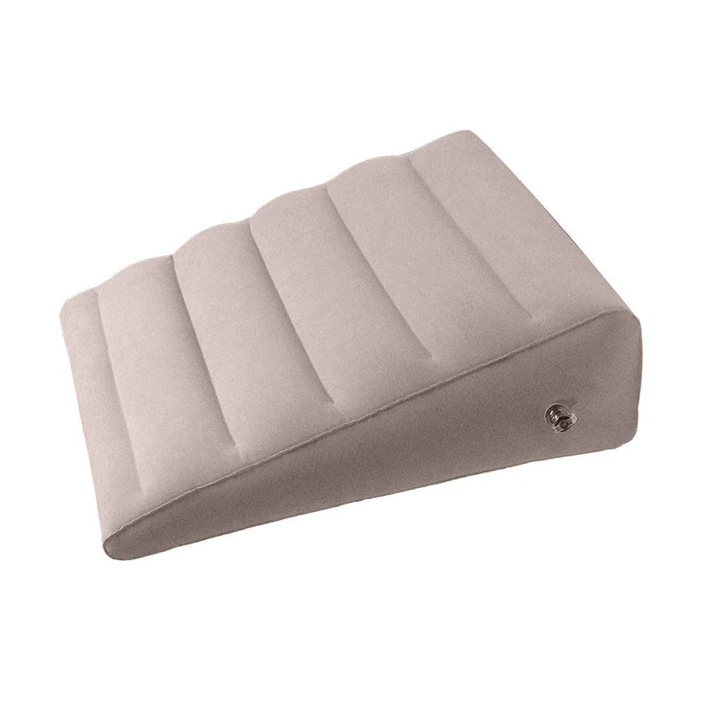 For Travel Camping Sleeping PVC Wedge Pillow Knee Cushion Portable Inflatable Back Pillow Foot Pillow Elevation Leg Pillows