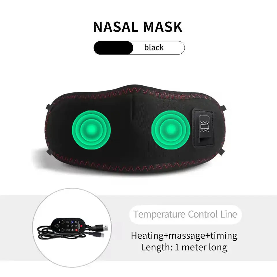 3 Gears Timing Heating Nose Pads Resistant Heating Nose Covers for Snoring Allergic Prevention Relax Respiration