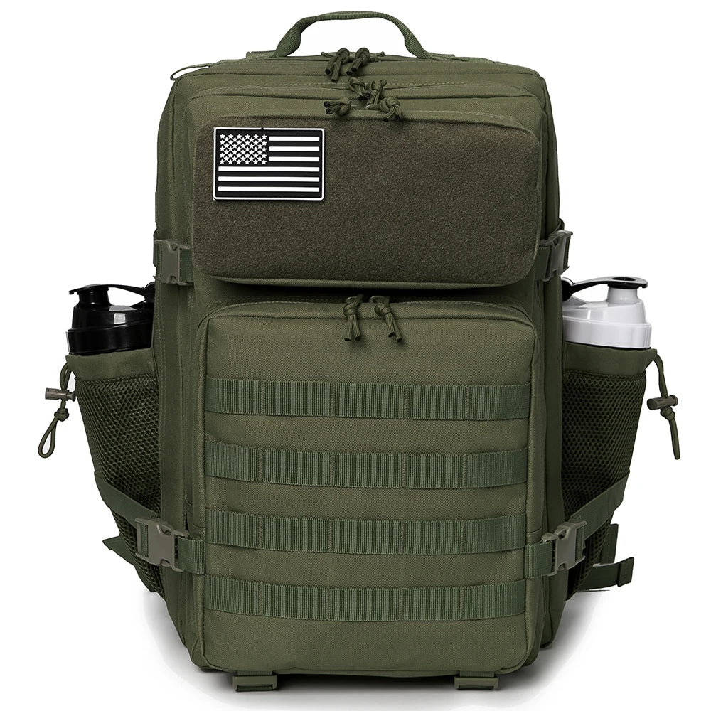 45L Tactical Backpack for Men  Outdoor camping equipment back pack Hiking Survival Rucksack travel backpacks School Bag