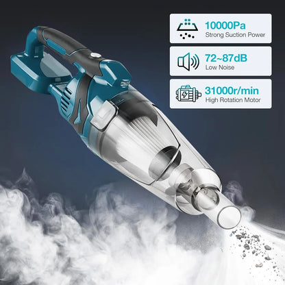 10000PA Electric Vacuum Cleaner Cordless Handheld Portable Wireless High Power Household  Cleaning Tools For Makita 18V Battery