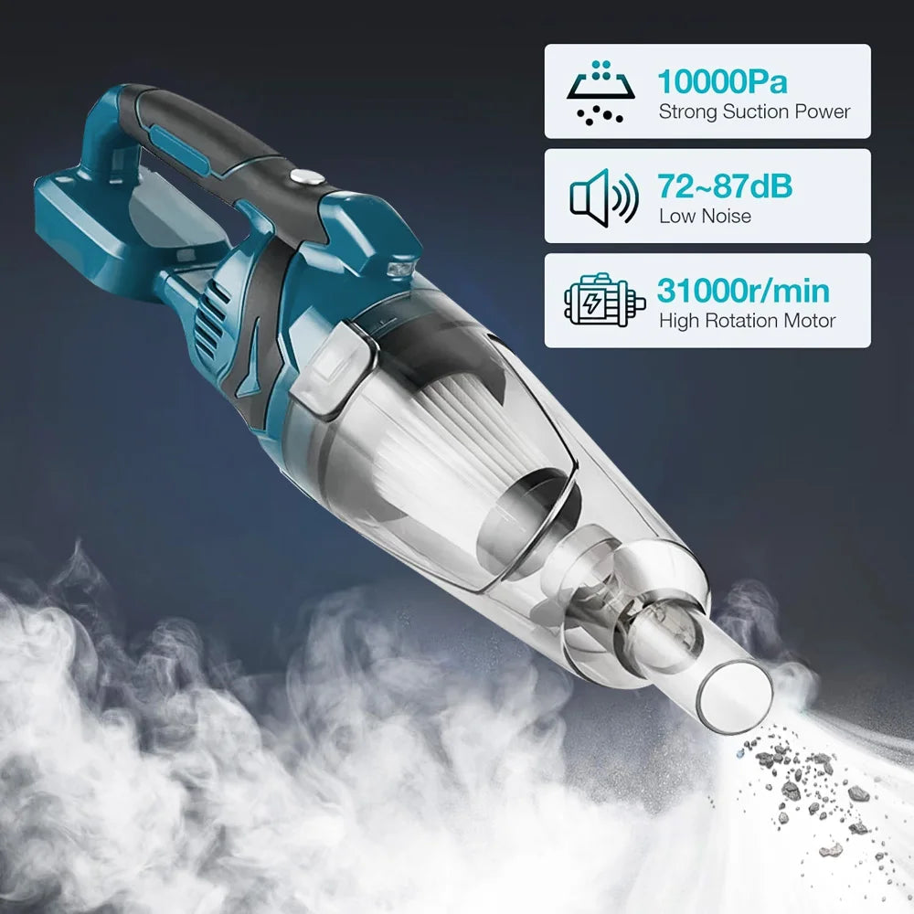 10000PA Electric Vacuum Cleaner Cordless Handheld Portable Wireless High Power Household  Cleaning Tools For Makita 18V Battery