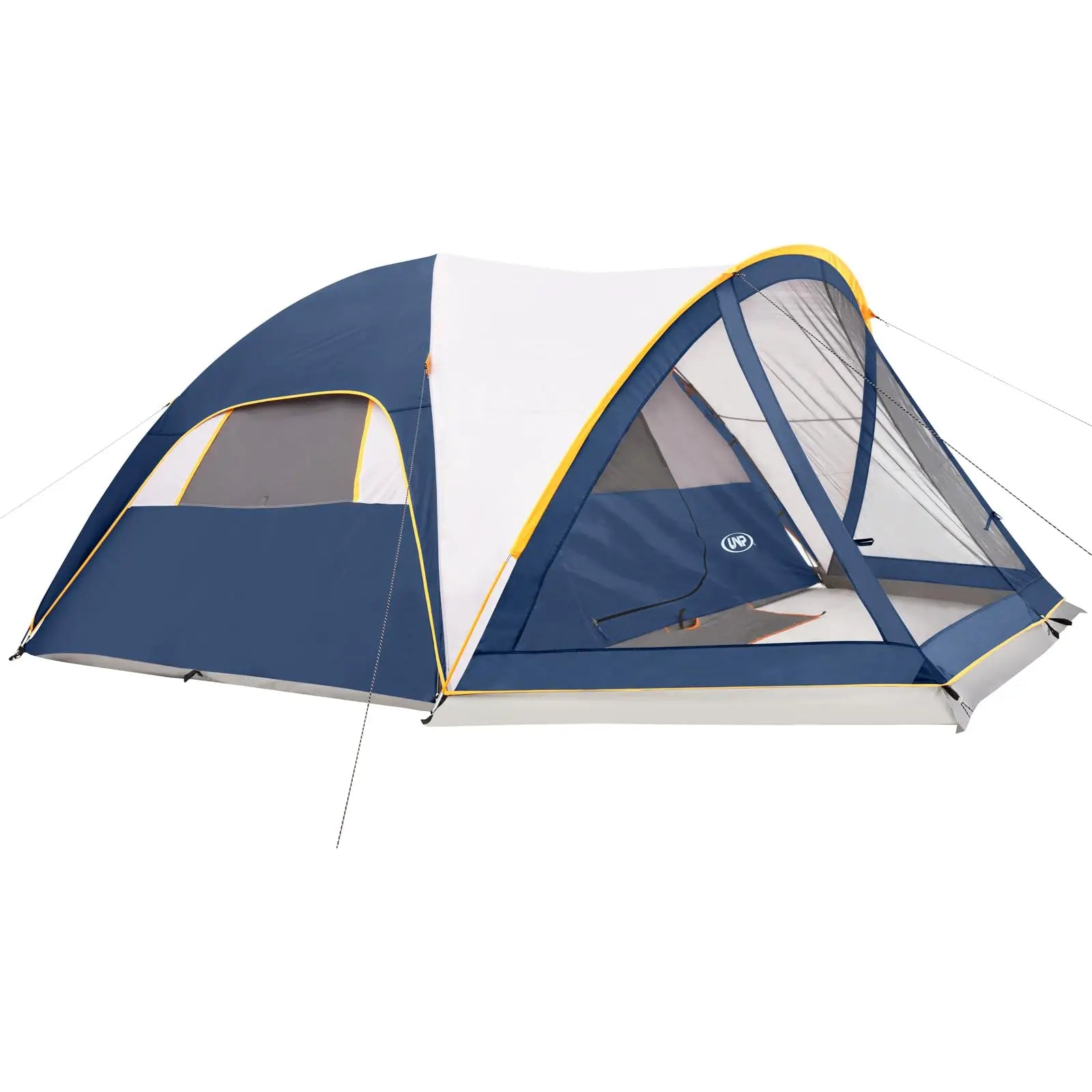 Camping Tent with Screen Room, Portable 6 Person Camping Tent, Family Dome Tent for Camping Outdoor - 14&
