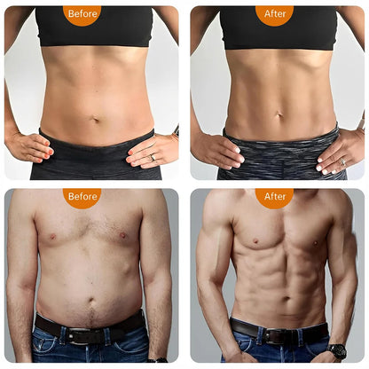 Smart Muscle Toner Abdominal Toning Belt Ab Trainer EMS Muscle Stimulator Recharge Weight Loss Massage Fitness Equipment Unisex
