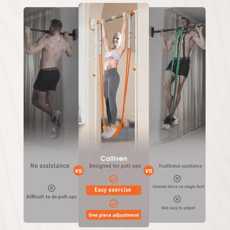 1pc horizontal bar pull up power band, adjustable training assistance band, elastic band, men&