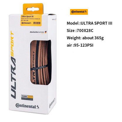 Continental Road Tire ULTRA Sport III &amp; GRAND Sport Race &amp; Extra 700× 23C /25C/28C Road Bicycle Clincher Foldable Gravel Tire