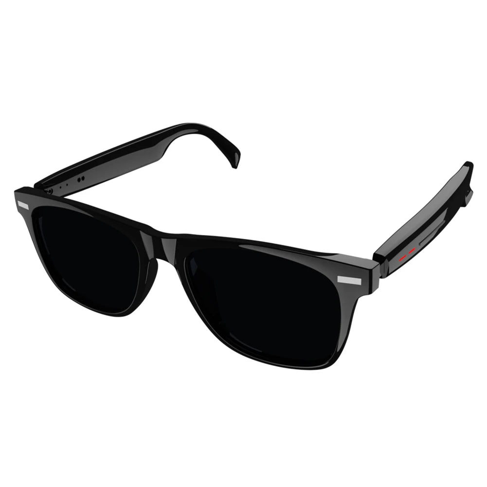 Smart Glasses AI Voice Assistant Camera Glasses Remote Shooting Outdoor Sport Glasses with Camera Open Ear Sound Mic &amp; Speakers