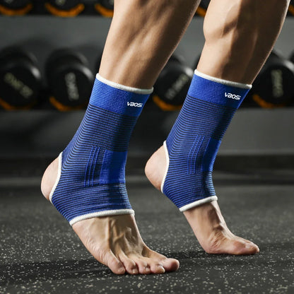 1Pair Multi-Sport Ankle Brace Knitted Breathable Compression Support for Basketball Football Gym Running Stability Protector
