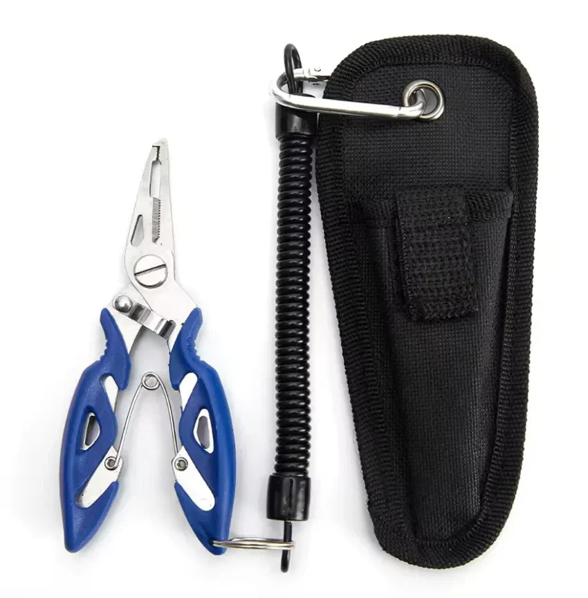 Outdoor fishing pliers, line cutters, multifunctional aluminum alloy scissors hooks, remove 150g 20cm fishing equipment