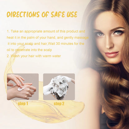 Jaysuing Batana oil For hair growth,Hydrating and Repairing Dry Hair,Improve Elasticity and Shine,Soft and Dense Hair Care Oil
