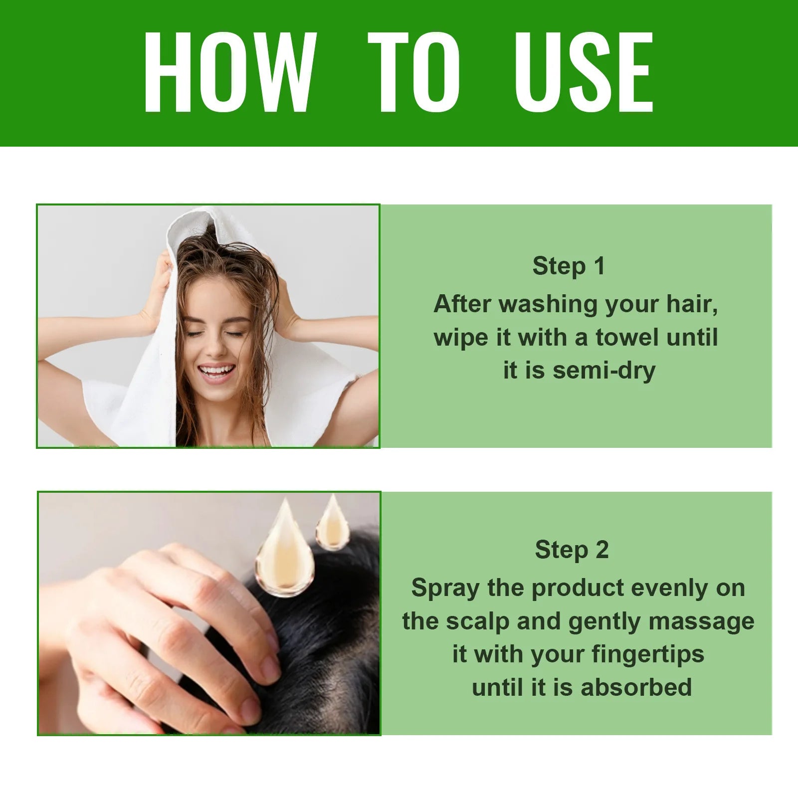 Hair Growth Treatment Protect Moisturize Scalp Improve Hair Quality Natural Hair Nutrient Solution For Men Women Hair Root Spray