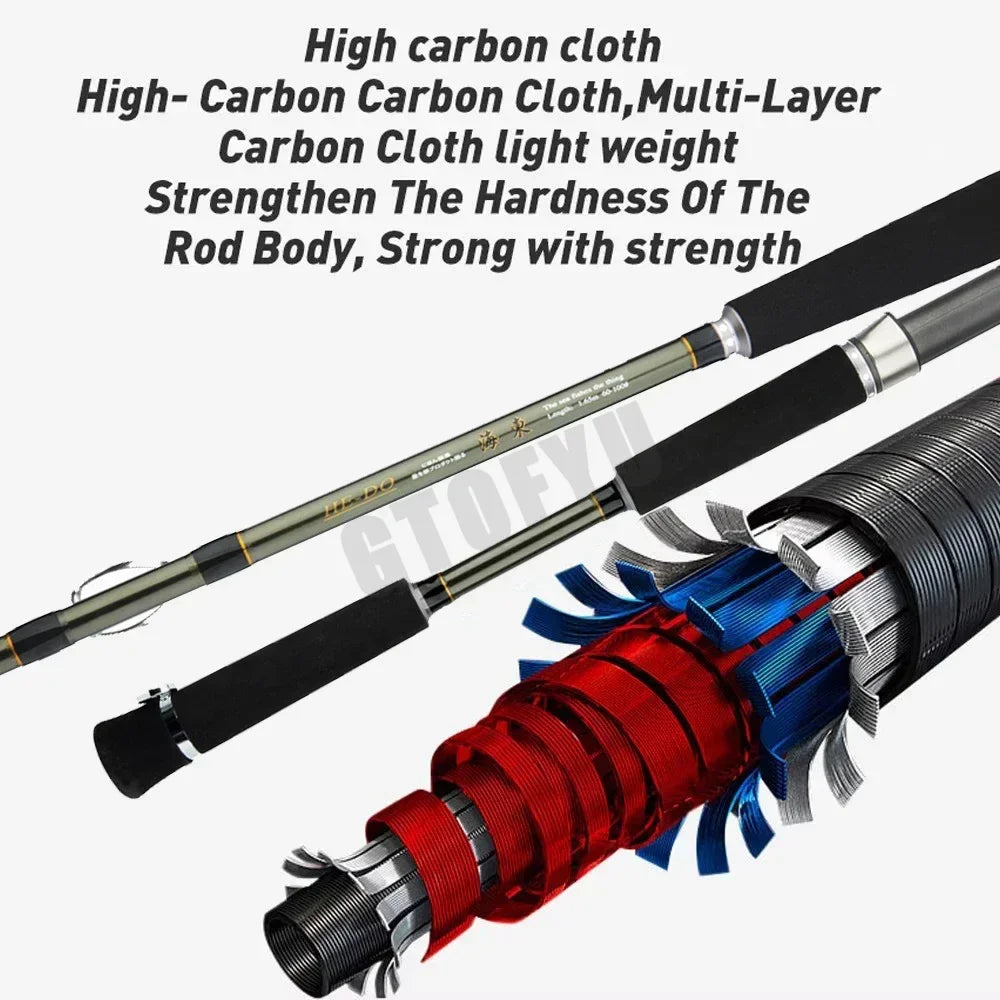 1.65m 1.80m Super Light Cuttlefish Octopus Fishing PE 0.4-1.0 Spinning Fishing Rod  Squid Boat Fishing Saltwater Fresh Water Rod