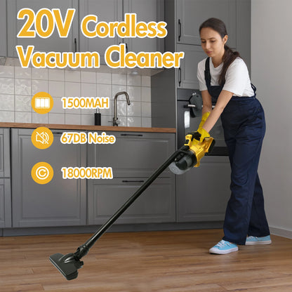Vacuum Cleaner Cordless Handheld 20V Electric Vacuum Designed 500W Car Cleaning Hard Floor Household Appliance Carpets Household