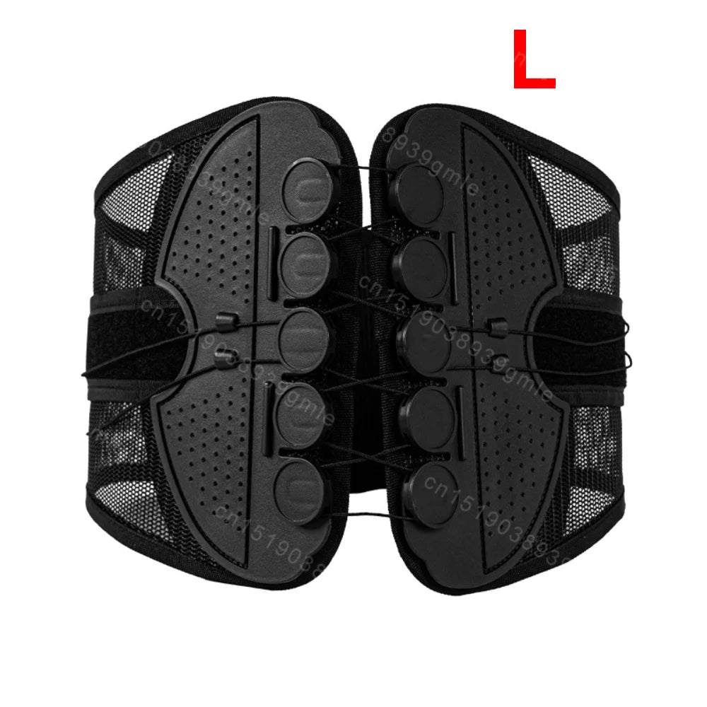 Disc Support Lumbar Brace Mesh Waist Belt Posture Corrector for Back Pain Relief Exercise Rope Support Waist Protection