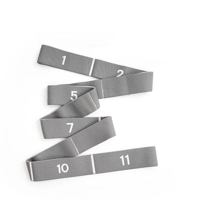 Yoga Stretch Band – 11 Grid Elastic Band for Flexibility &amp; Posture