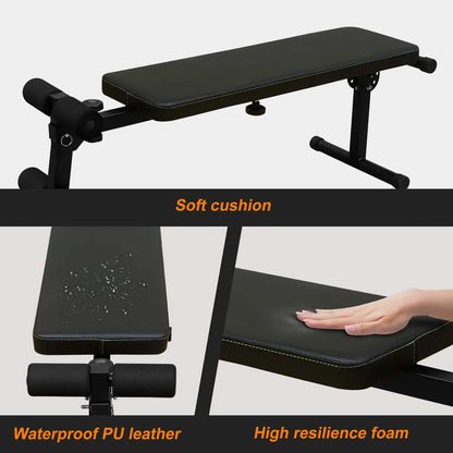 Power Tower with Bench Pull Up Bar Dip Station Adjustable Height Dip Stand Heavy Duty Multi Function Fitness Rack