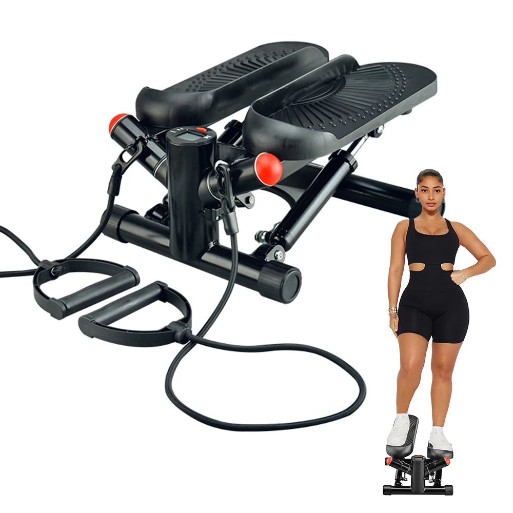 Stair Stepper with Resistance Upgraded Stair Stepper Machine with 10DB Super Quiet Powered Twist Stepper for Full Body Workout