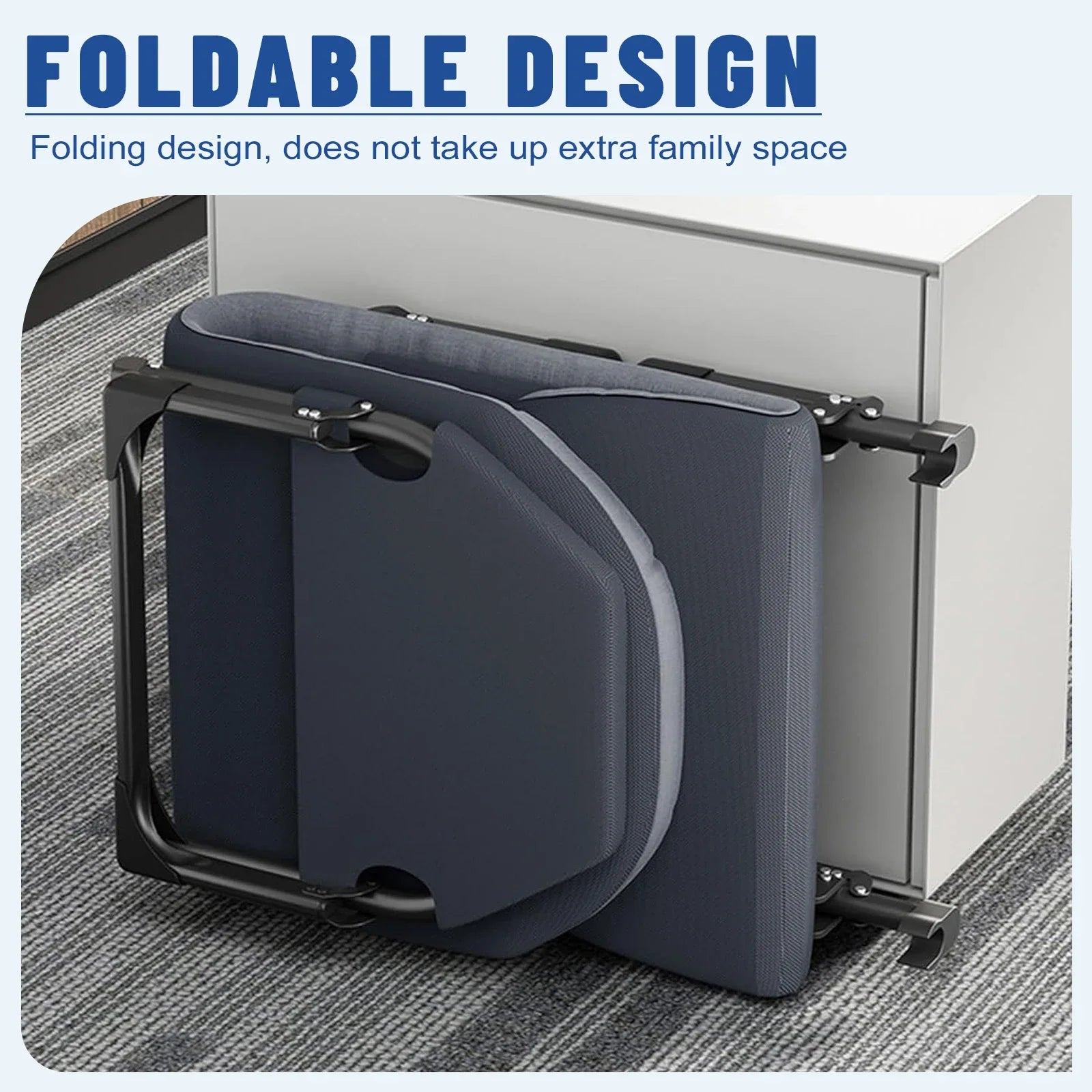 Sleeping Cots for Adults 6 Positions, Portable &amp; Foldable Bed with Mattress and Pillow, Heavy Duty Sturdy Frame for Camp, Home