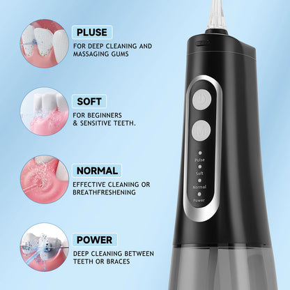 Water Flosser Electric Teeth Cleaning Water Floss Tooth Cleaner Tool Kit Portable Travel Teeth Irrigation Cleaner