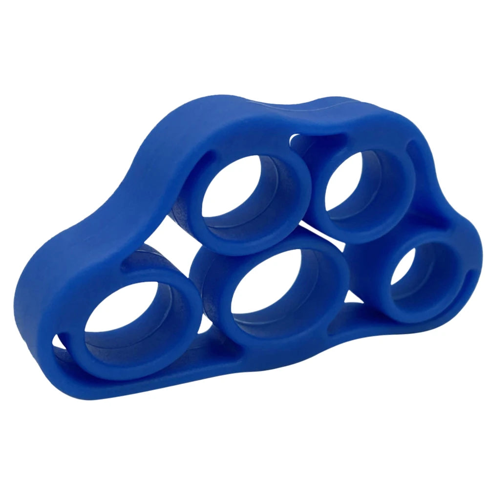 5 Finger Finger Strength Grip Band Mini Silicone Hand Exerciser Gripper Muscle Building Injury Recovery for Gym Fitness Training