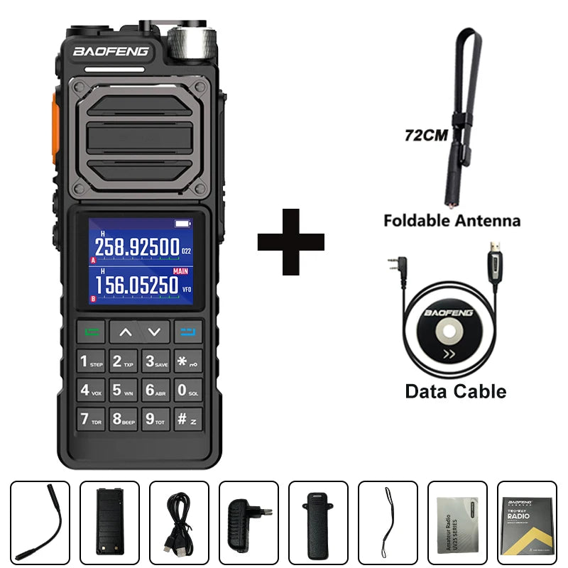 BAOFENG UV-25M Ham Radio High Powerful Tactical Walkie Talkie Full Band 10W Type-C 999CH 2 Way Radio BAOFENG NEW Upgrade UV-25
