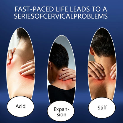 Smart Cervical Massager System - 5 Frequency Modes with Ergonomic Wrap Design for Office &amp; Travel