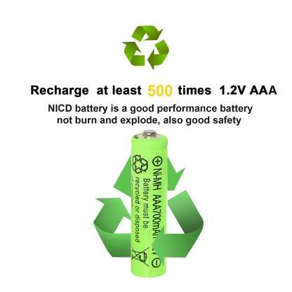 20PCS 14000mAh 1.2V Ni-MH AAA Rechargeable Batteries, Suitable for Flashlights, Remote Controls, Keyboards, Mice, Toys