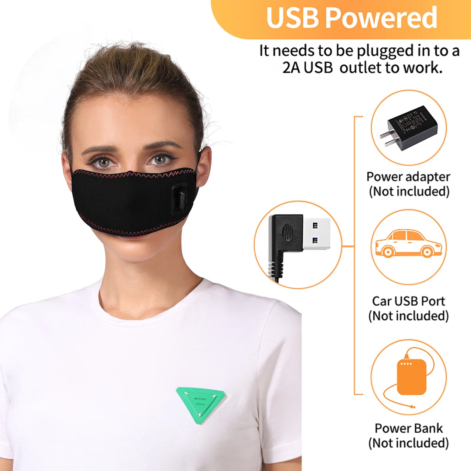 3 Gears Timing Heating Nose Pads Resistant Heating Nose Covers for Snoring Allergic Prevention Relax Respiration