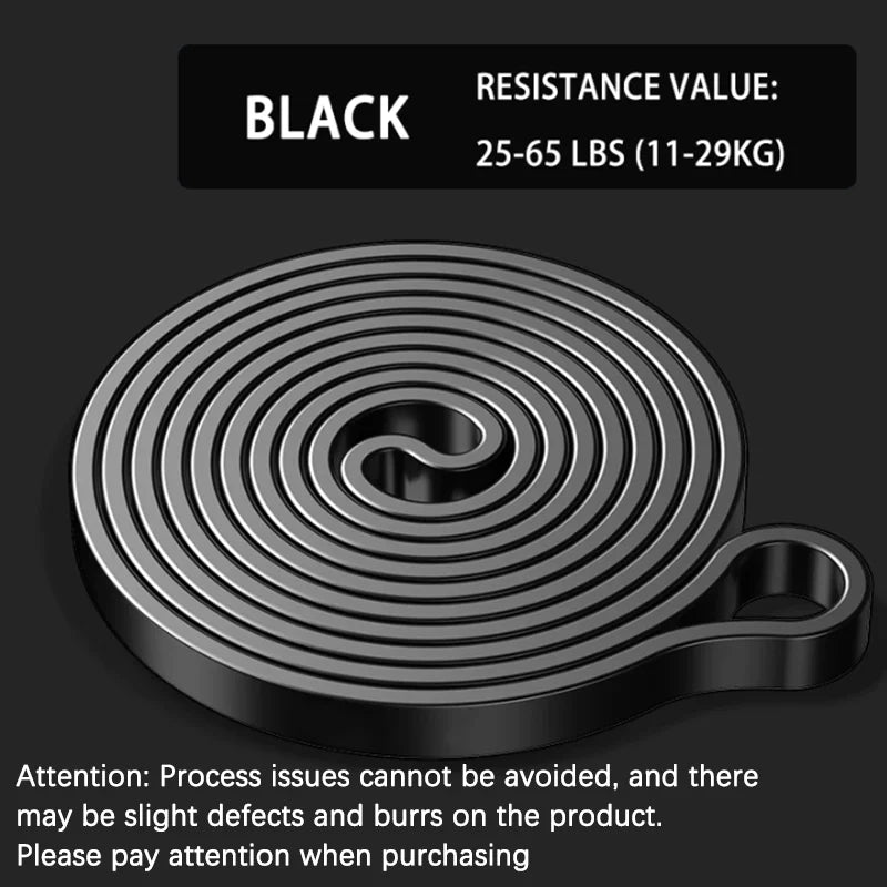 175-250LBS Yoga Multi-Purpose Thickened Heavy-Duty Elastic Band Fitness Training Resistance Stretching Band Thick Circle