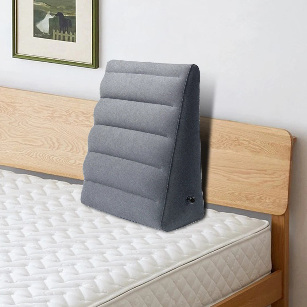 For Travel Camping Sleeping PVC Wedge Pillow Knee Cushion Portable Inflatable Back Pillow Foot Pillow Elevation Leg Pillows