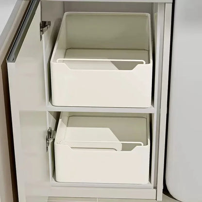 Pull Out Cabinet Organizer with Slide Rails Storage Rack