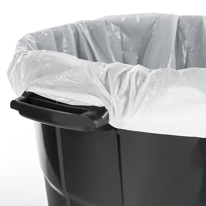 20 Gallon Heavy Duty Plastic Garbage Can with Click Lock Lid Portable Indoor Outdoor Waste Container Sturdy Handles Easy Lift