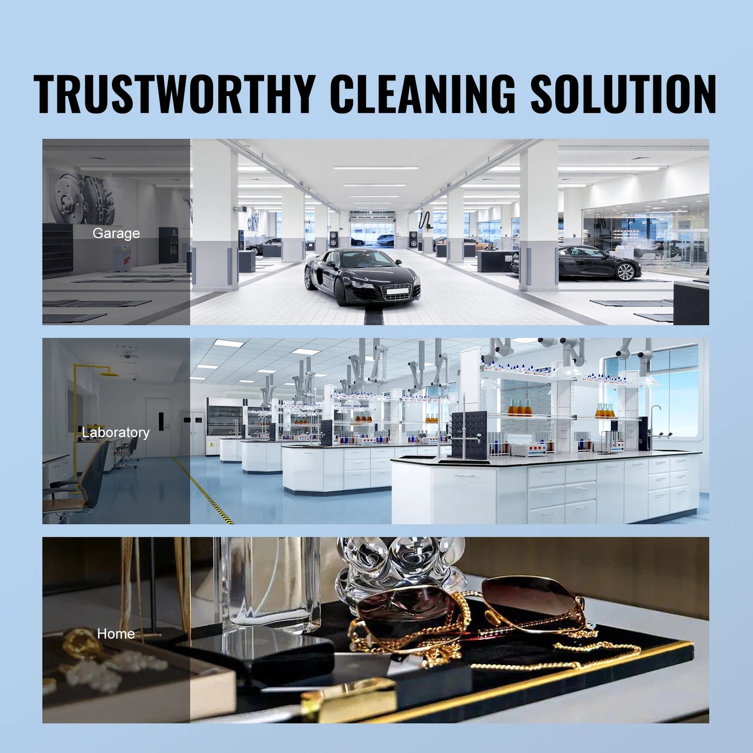 SucceBuy 2L 3L 6L 10L 22L 30L Ultrasonic Cleaner Stainless Steel Portable Cleaning Washing Machine Ultrasound Home Appliance