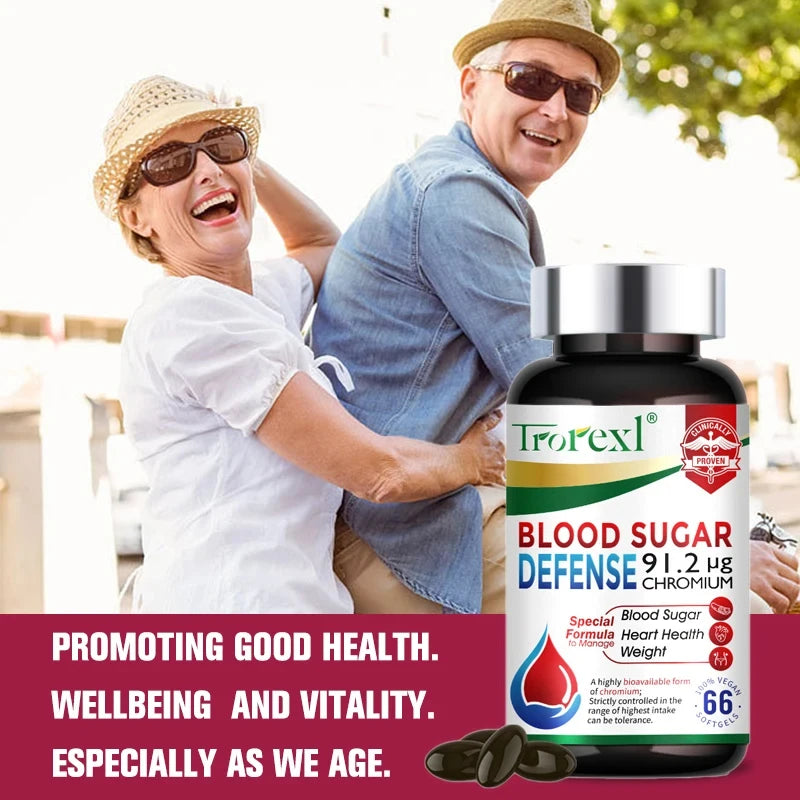 Blood Sugar Diabetes Capsule for Cardiovascular Health, Glucose Metabolism, Maintain of Normal Blood Glucose Concentrations