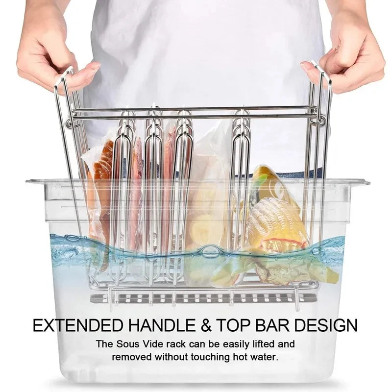 6L/11L Multifunctional Sous Vide Container Slow Cooker Accessory Pc Hard Plastic BPA-Free Durable Easy To Clean Low Temperature