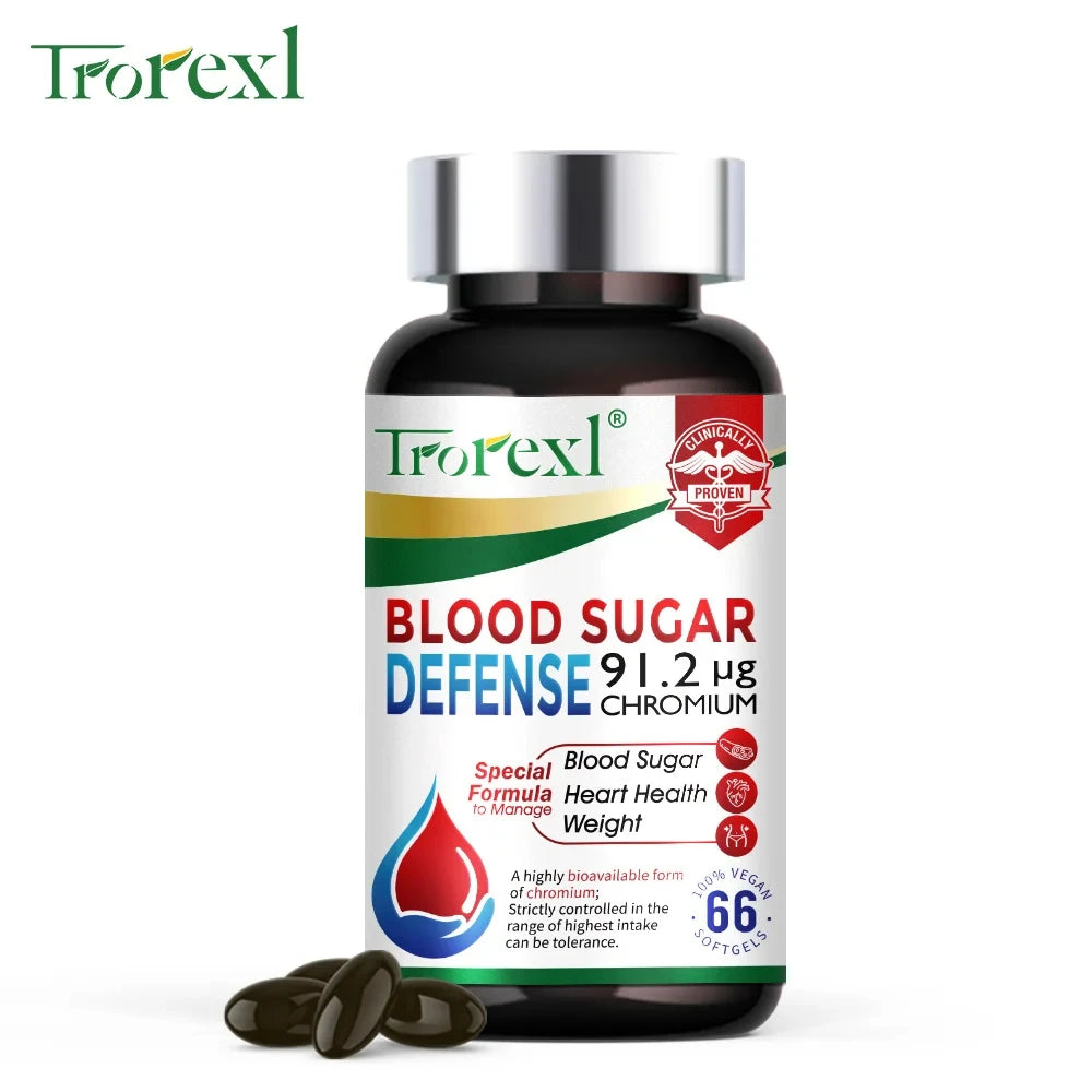 Blood Sugar Diabetes Capsule for Cardiovascular Health, Glucose Metabolism, Maintain of Normal Blood Glucose Concentrations