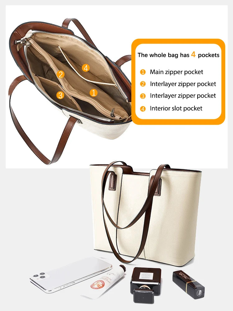 Zency 2024 Genuine Leather Women&