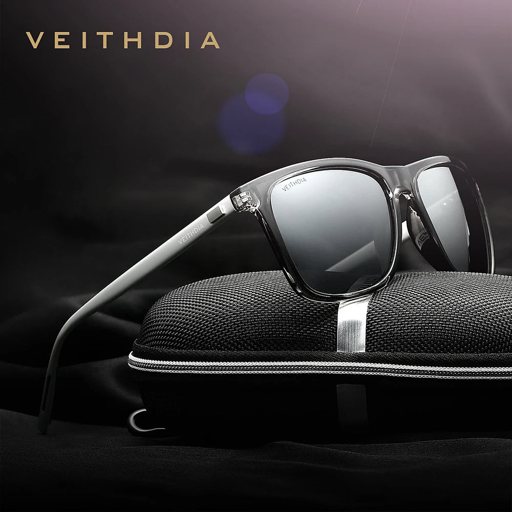 Polarized Sunglasses Men UV400 | Retro Aluminum TR90 Eyewear