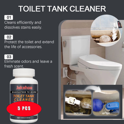 5pcs Toilet Tank Cleaner Powder Household Toilet Bowl Urine Stain Cleaning Remover Bathroom Cleaning Foam Cleaner Agents