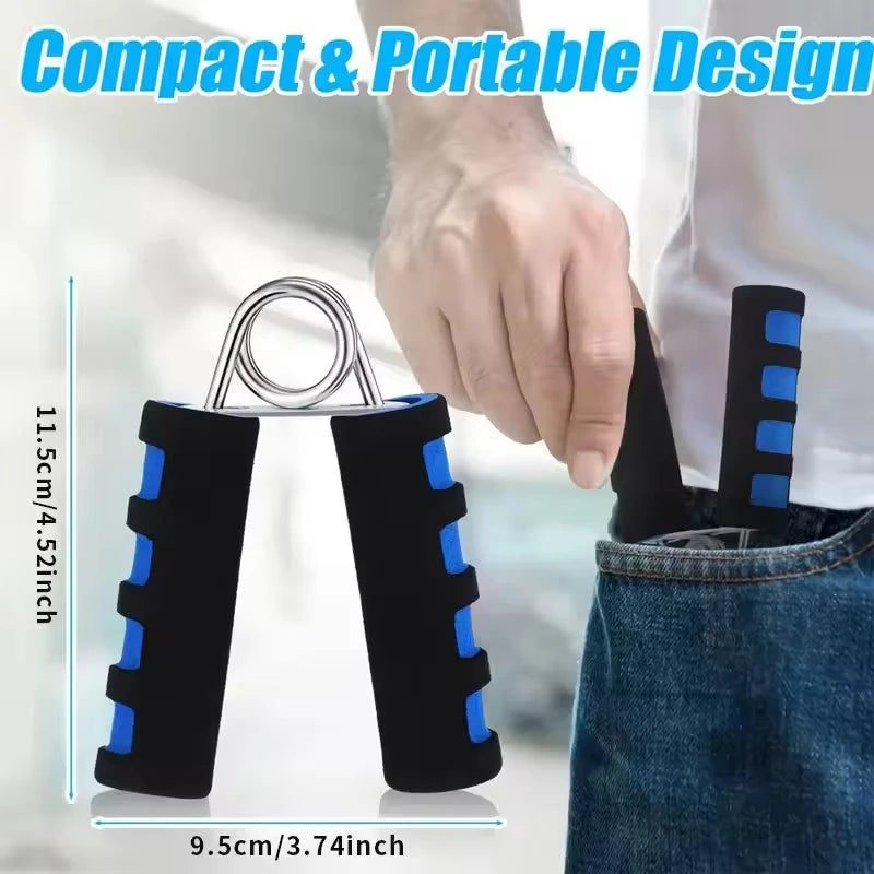 1pc Wrist Strength Trainer Spring Grip Finger Strength Trainer Sponge Forearm Enhancer Wrist Expander Exercise Muscle Trainer