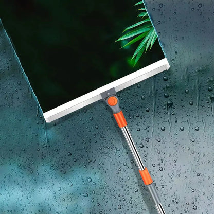 Silicone Glass Cleaner Wiper Stainless Steel Shower Window Squeegee Household Cleaning Wiper Household Cleaning Accessories