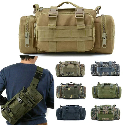 Tactical Military Molle Chest Fanny Pack Backpack Camping Hiking Climbing Travel Bag Crossbody Backpack Multifunctional Handbag